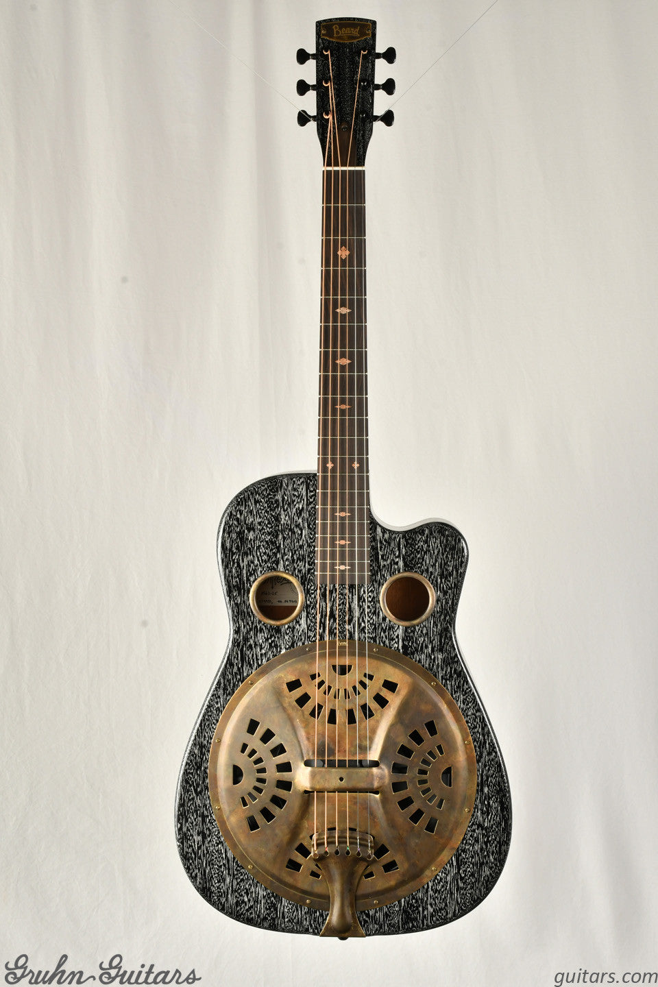 Beard Trailhead E Roundneck Cutaway - Custom Black Doghair New RG5546