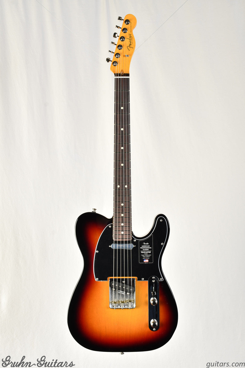 Fender American Professional Classic Telecaster Rosewood Fingerboard - 3 Color Sunburst New EF10711