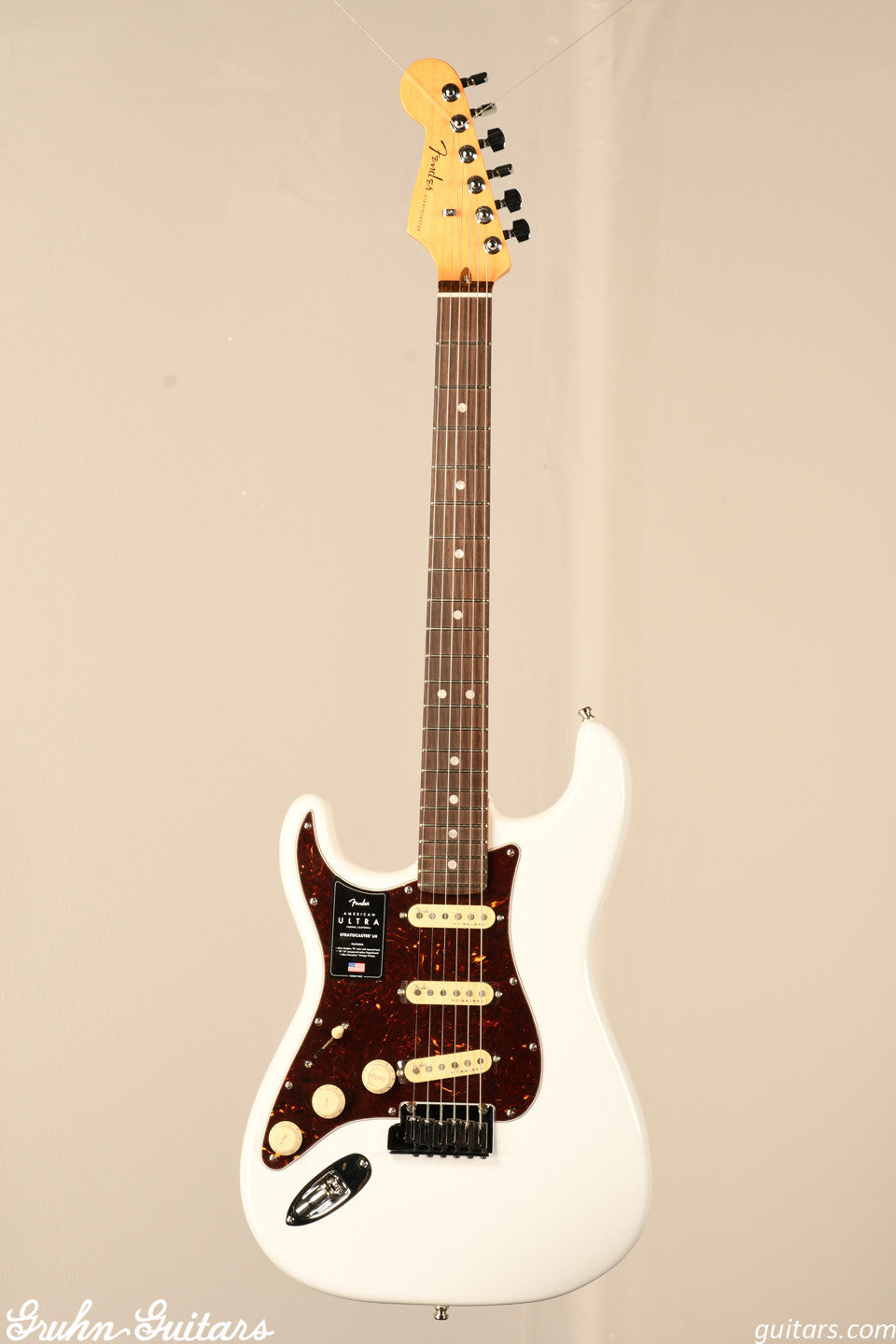 Fender American Ultra Stratocaster (left handed) Rosewood Fingerboard - Arctic Pearl 2022 EF9838