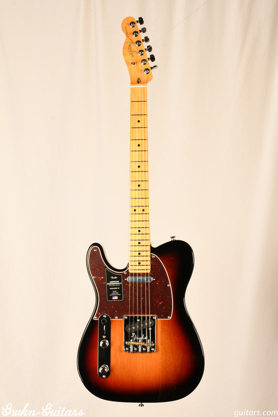 Fender American Professional II Telecaster (left handed) Maple Fingerboard - 3 Color Sunburst 2022 EF9960