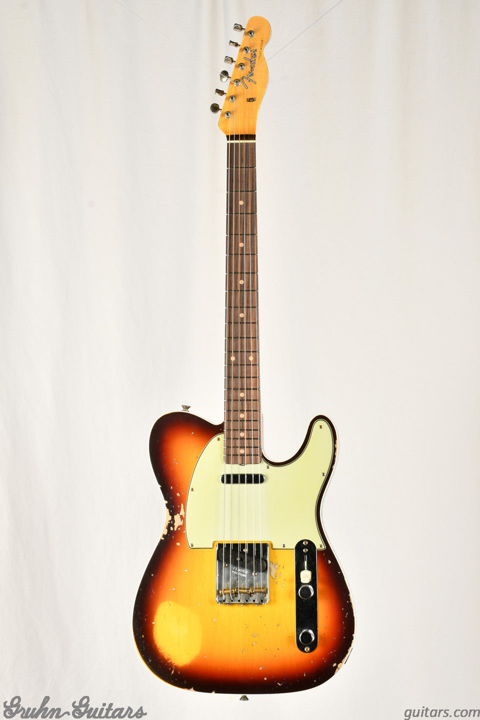 Fender Custom Shop Limited Edition 60 Telecaster Custom Heavy Relic - Chocolate 3 Color Sunburst 2023 EF10134