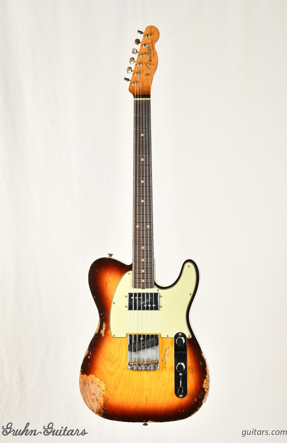Fender Custom Shop Limited Cuni Telecaster Custom Heavy Relic - Chocolate 3 Color Sunburst New EF10243