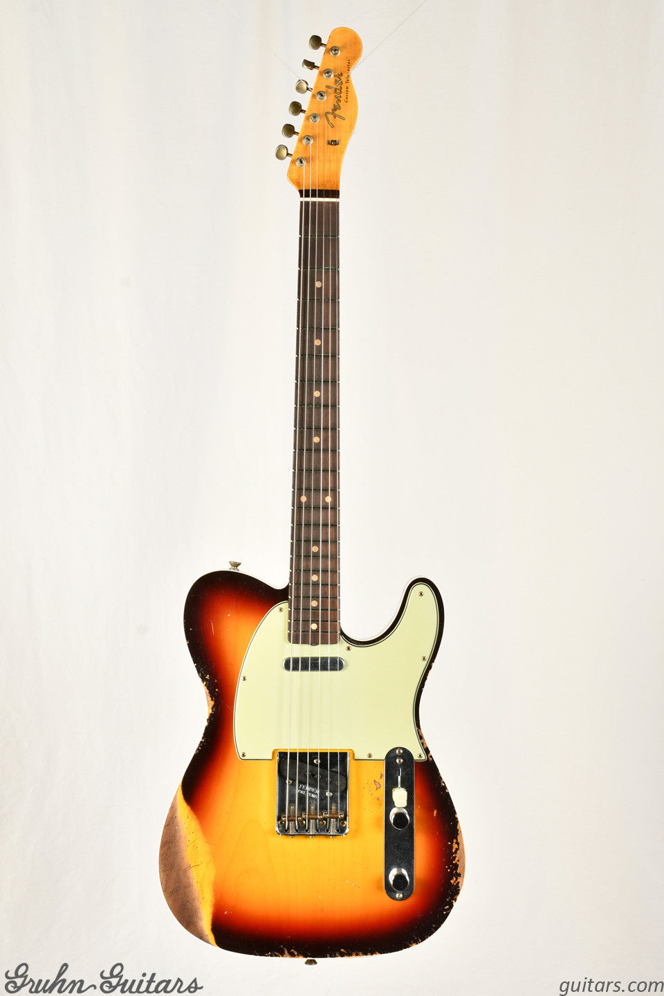 Fender Custom Shop 1960 Telecaster Custom Heavy Relic - Chocolate 3 Color Tone Sunburst New EF10399