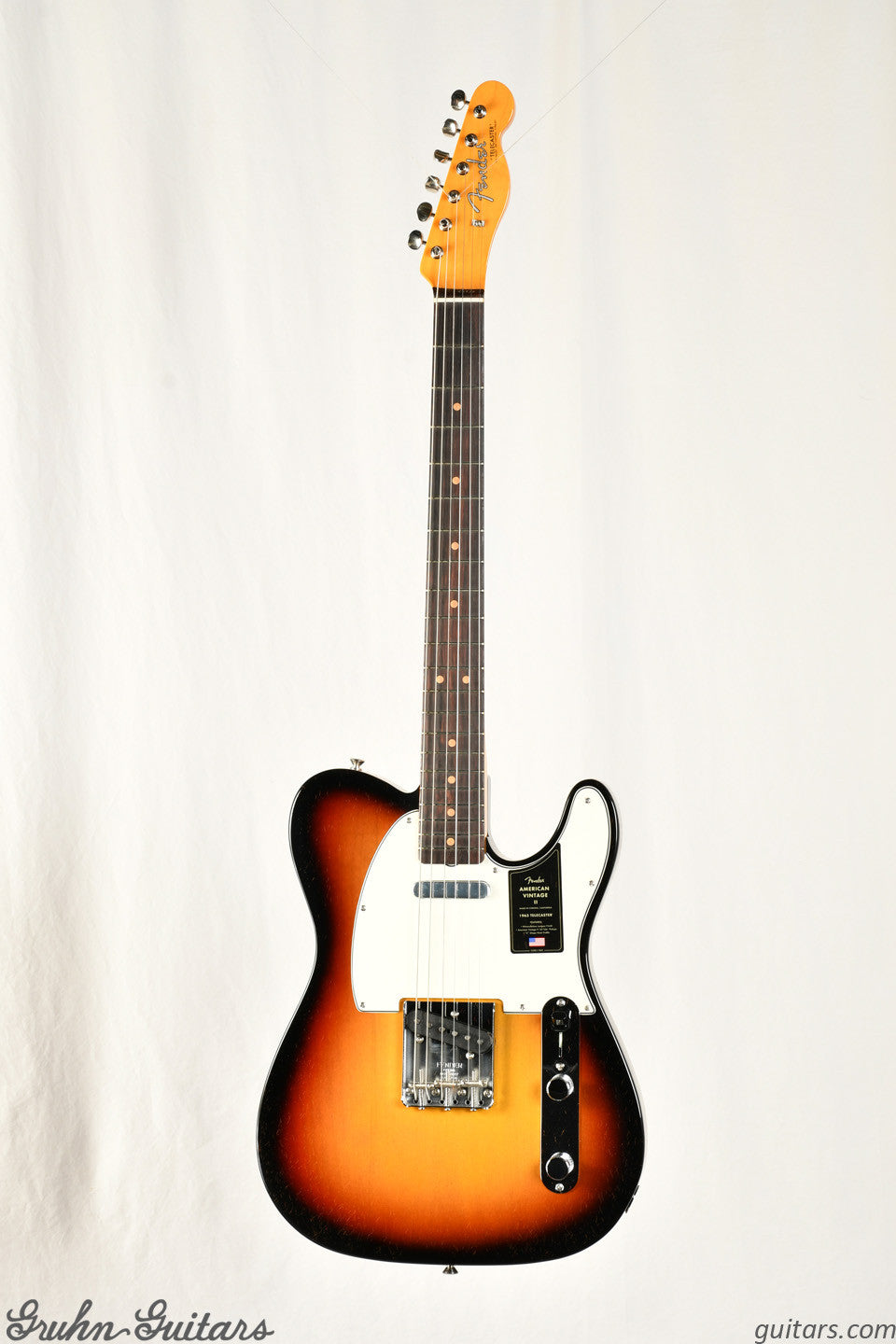 Fender American Vintage II 1963 Telecaster Rosewood Fingerboard - 3 Color Sunburst New EF10404