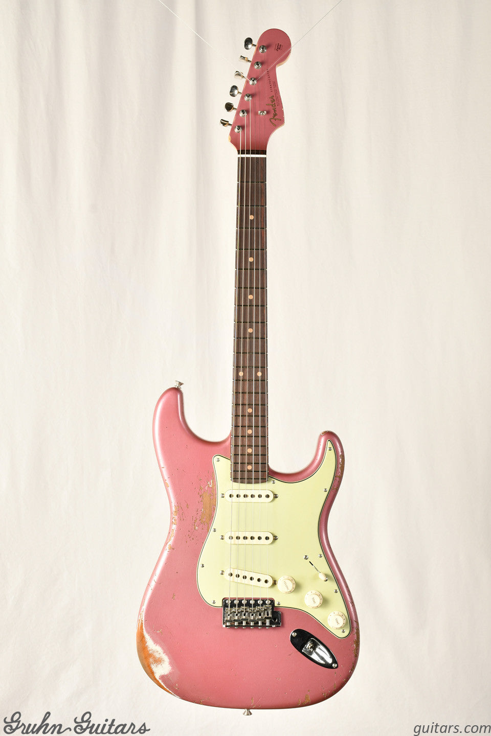 Fender Custom Shop 1963 Stratocaster Heavy Relic - Burgundy Mist Metallic New EF10426