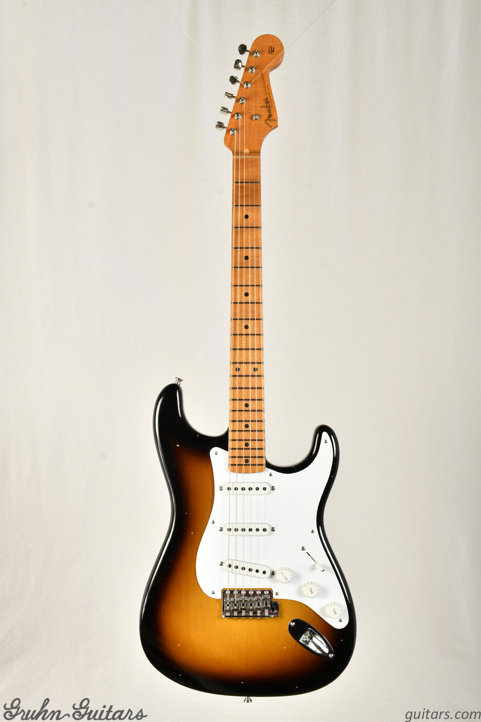 Fender Custom Shop 1955 Stratocaster Ash Journeyman w/ CC - 2 Color Sunburst New EF10424