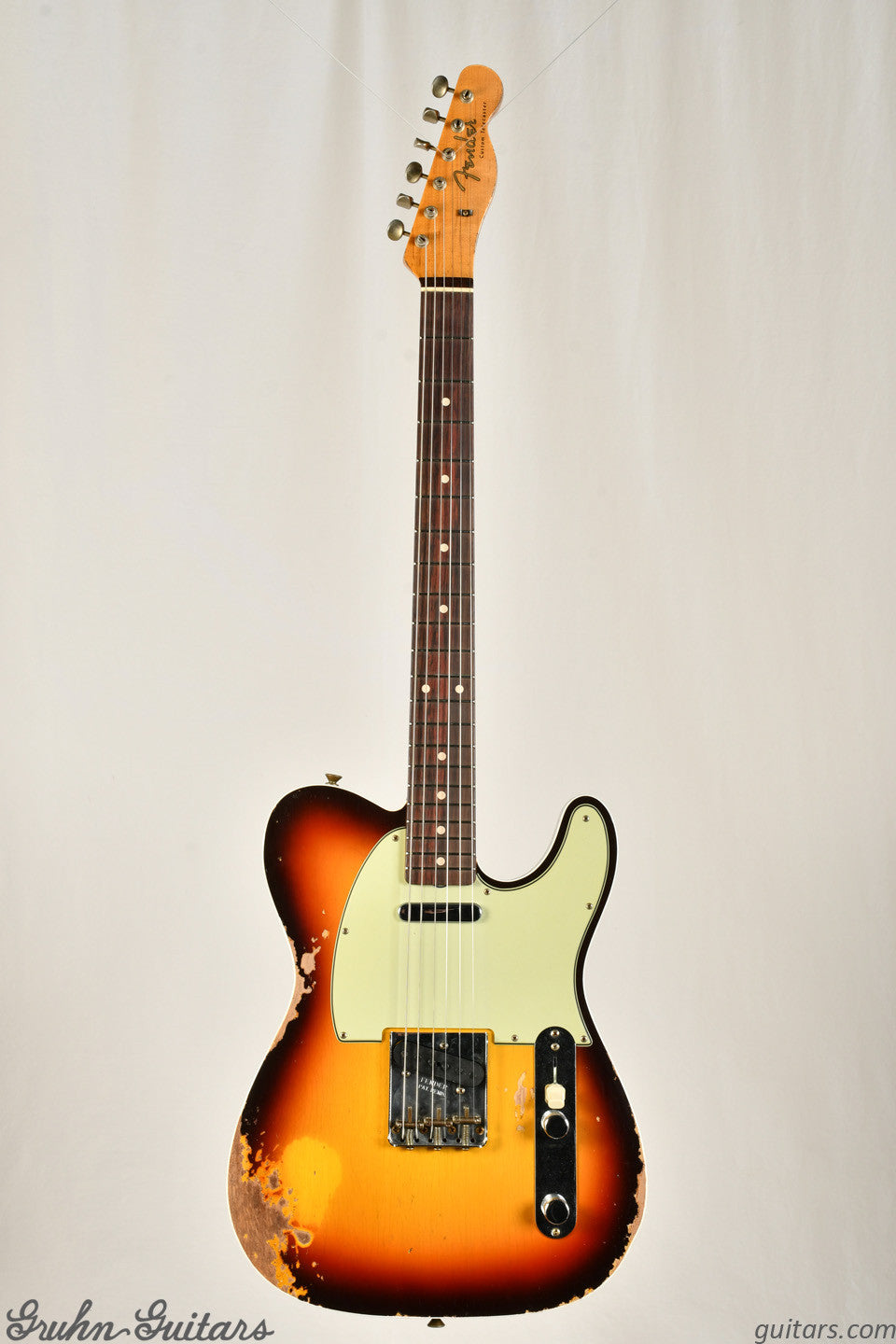 Fender Custom Shop 1960 Telecaster Custom Heavy Relic - Chocolate 3 Color Tone Sunburst New EF10446