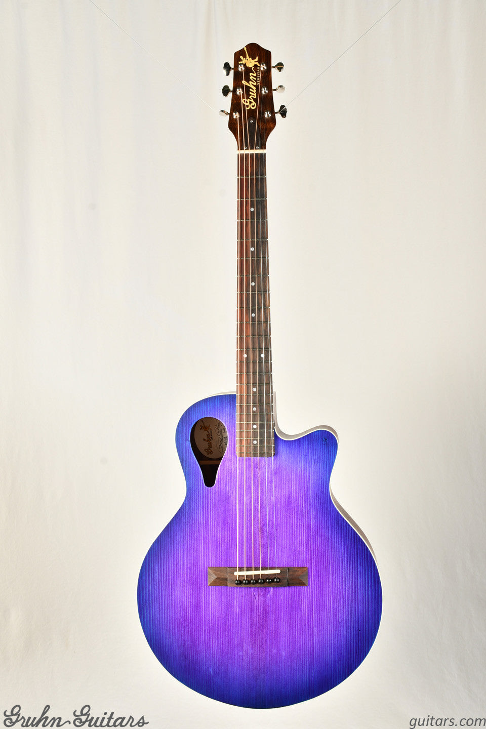 Gruhn Versitar - Hand Stained Blue and Purple Burst New AM9425