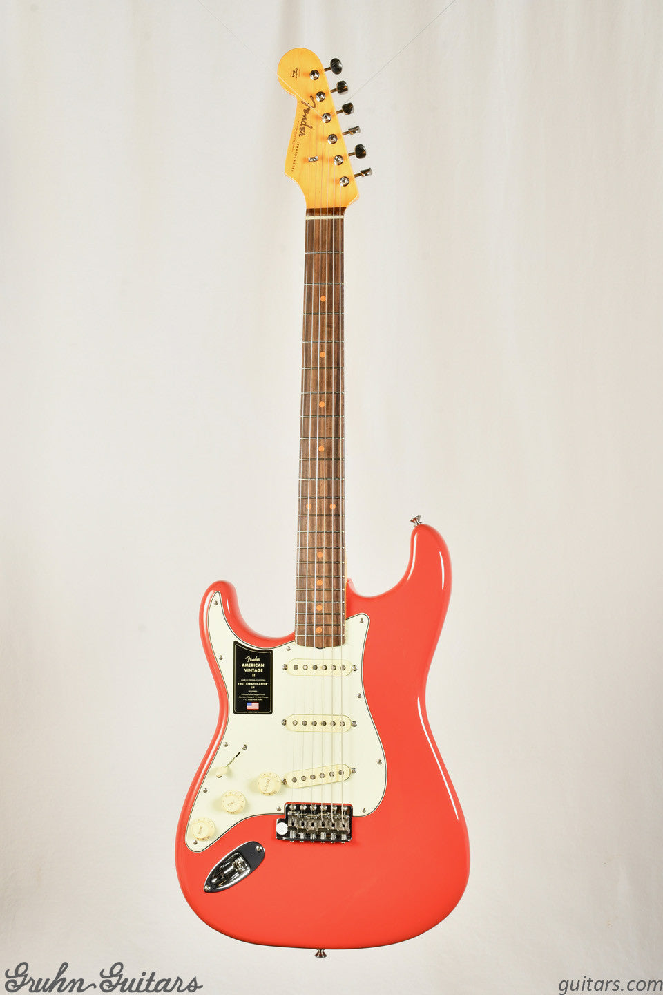 Fender American Vintage II 61 Stratocaster Left-handed - Fiesta Red 2023 EF10488