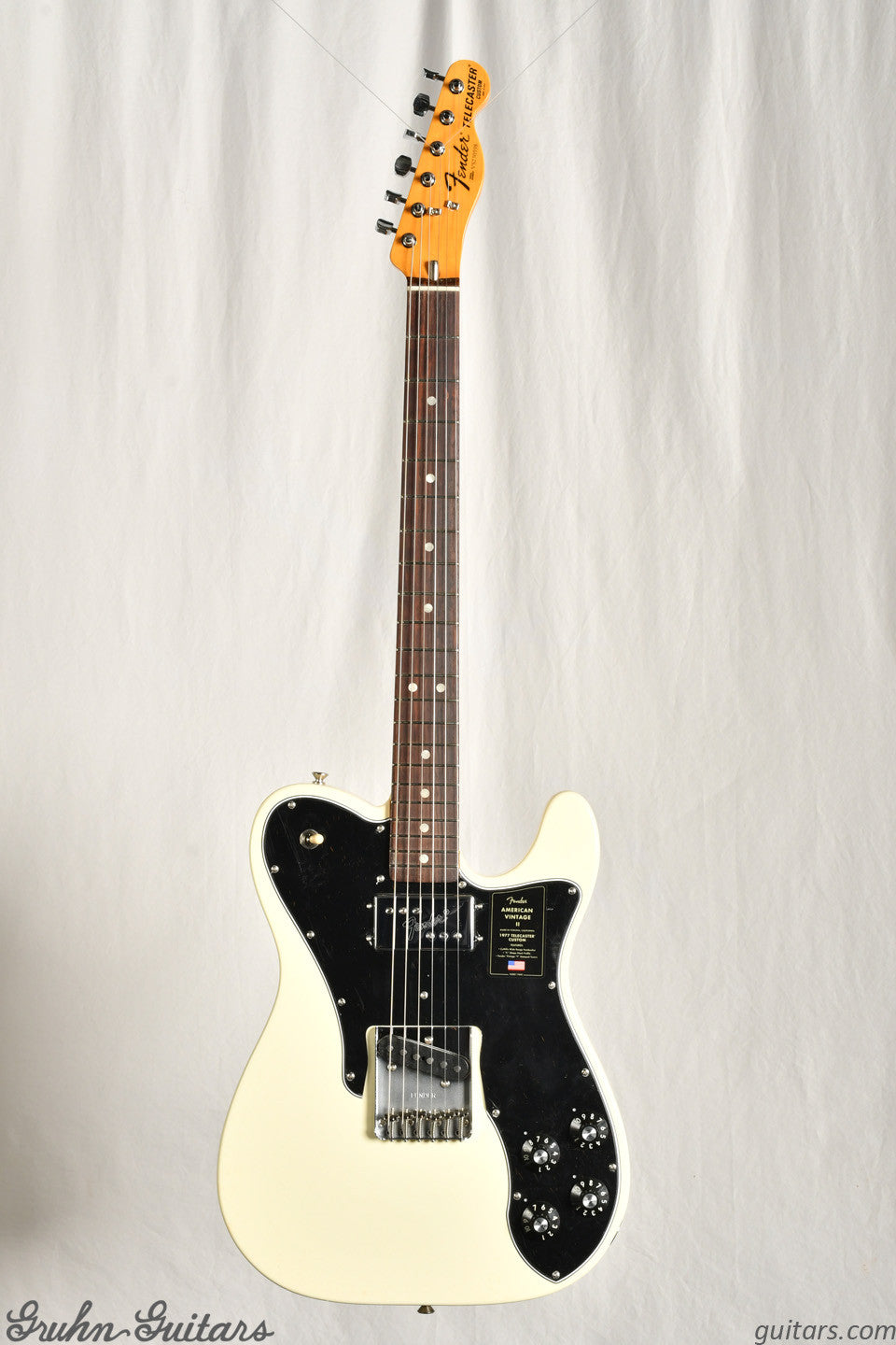 Fender American Vintage II 1977 Telecaster Custom Rosewood Fingerboard - Olympic White New EF10510