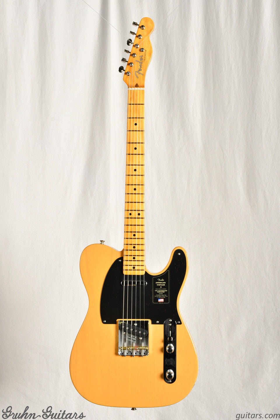 Fender American Vintage II 1951 Telecaster Maple Fingerboard - Butterscotch Blonde New EF10512