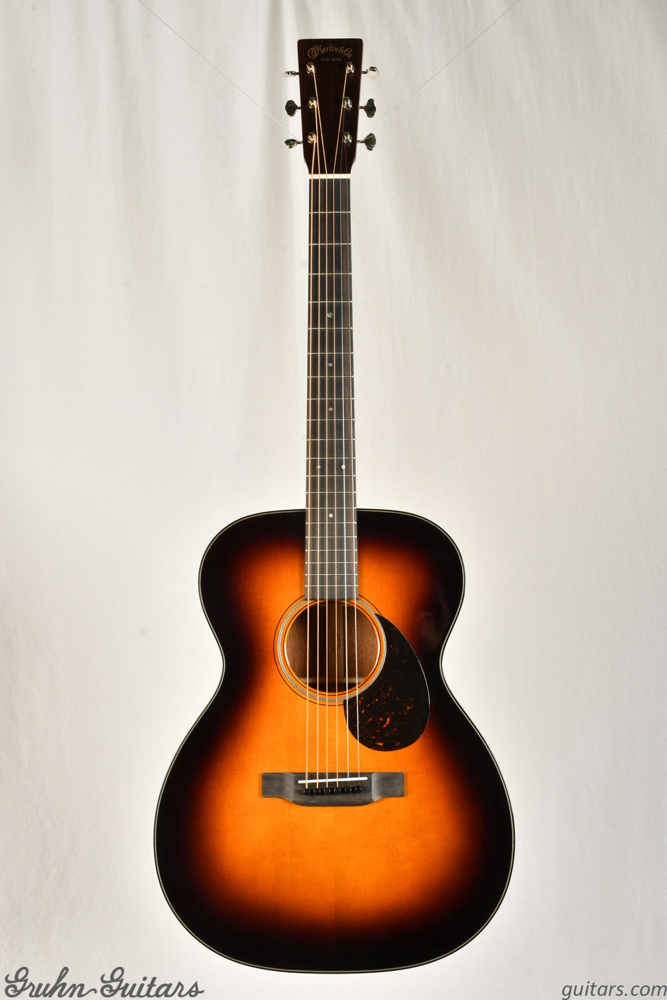 Martin Special Gruhn Spec 18 Style OM w/ Sinker Mahogany - Sunburst New AB13611