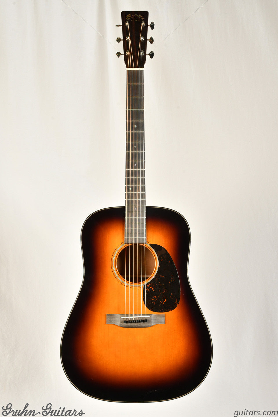 Martin Special Gruhn Spec 18 Style Dreadnought w/ Master Grade Sinker Mahogany - Sunburst New AA13467