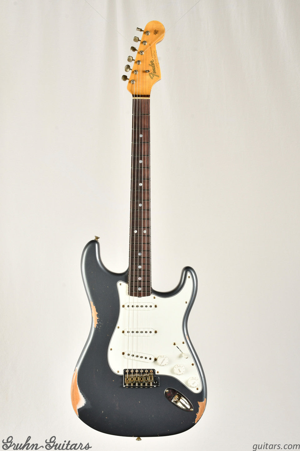 Fender Custom Shop 65 Stratocaster RW Relic - Charcoal Frost Metallic New EF10571