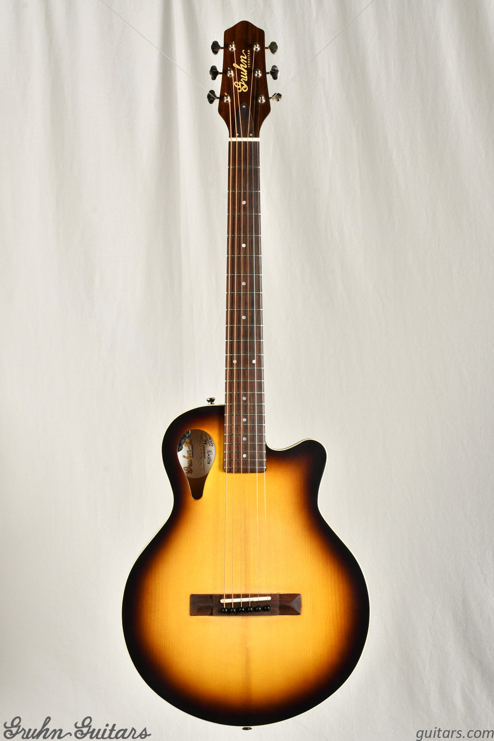 Gruhn Versitar Thinline Adirondack / Sycamore - Tobacco Sunburst  New AM9659