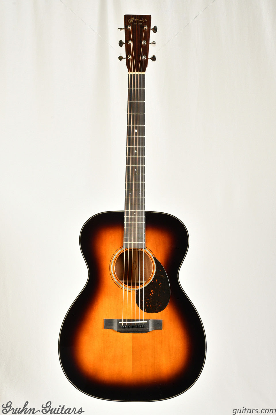 Martin Special Gruhn Spec 18 Style OM w/ Sinker Mahogany - Sunburst New AB13815