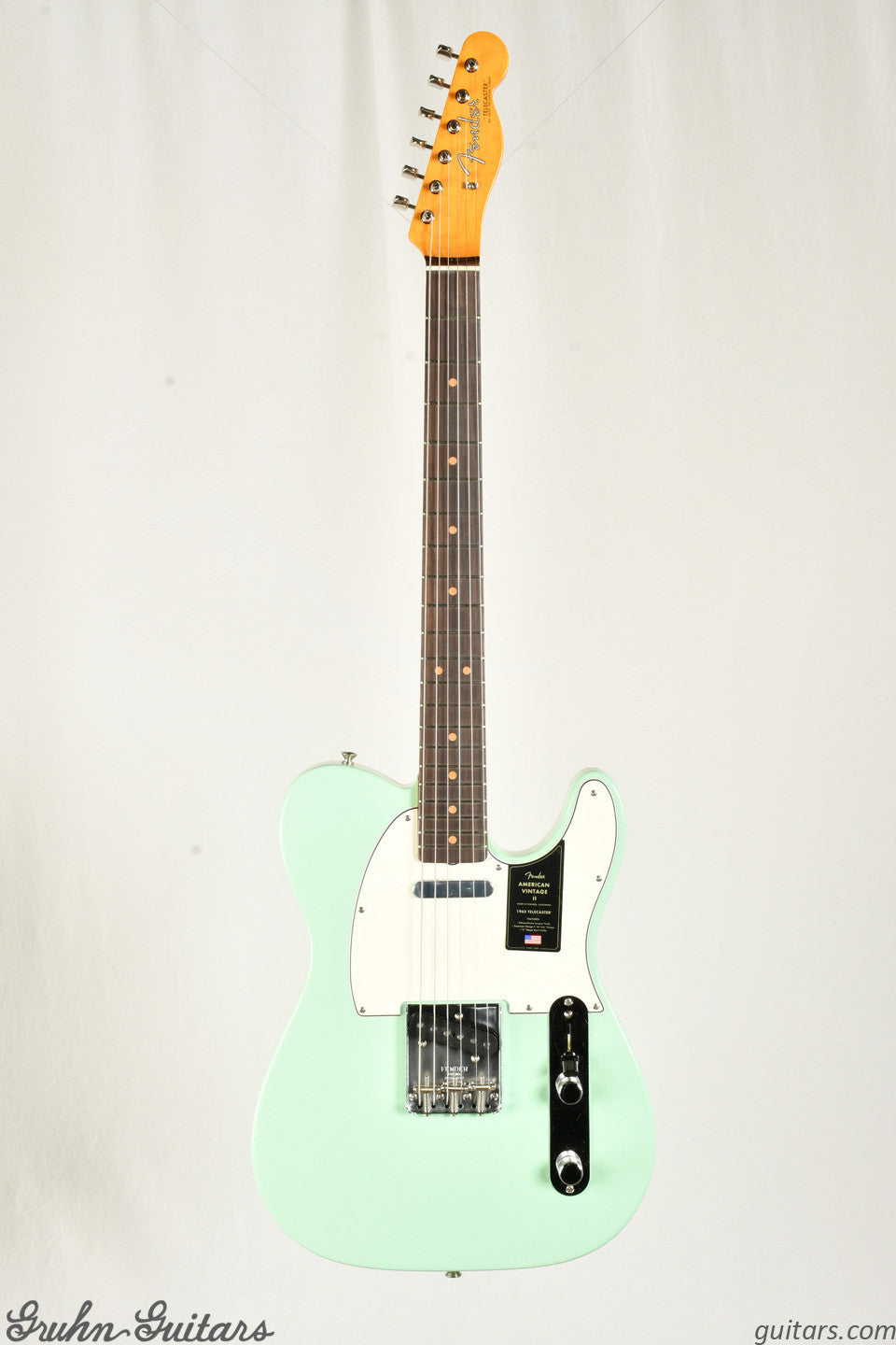 Fender American Vintage II 1963 Telecaster Rosewood Fingerboard - Surf Green New EF10617