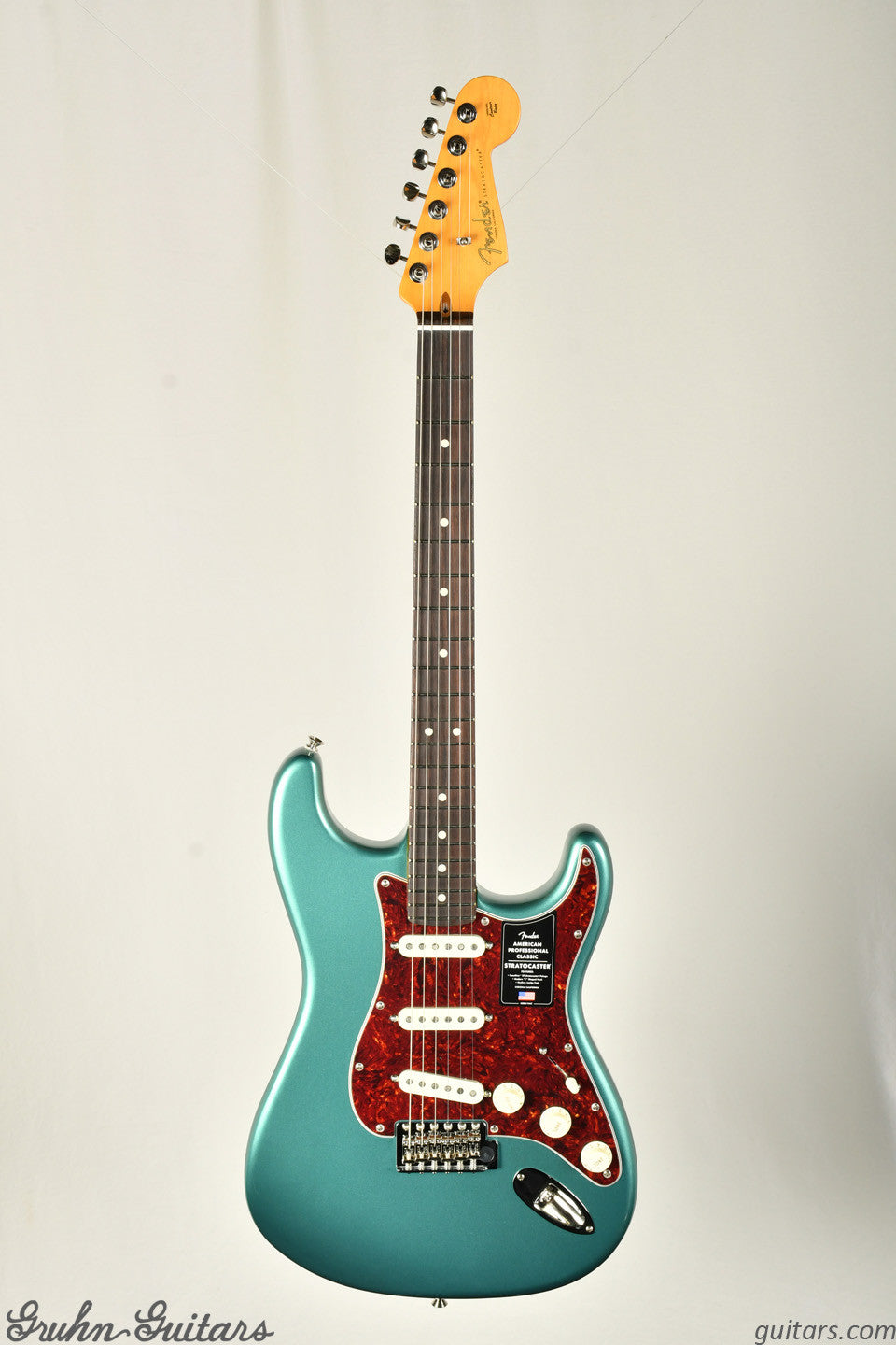 Fender American Professional Classic Stratocaster Rosewood Fingerboard - Faded Sherwood Green Metallic New EF10628