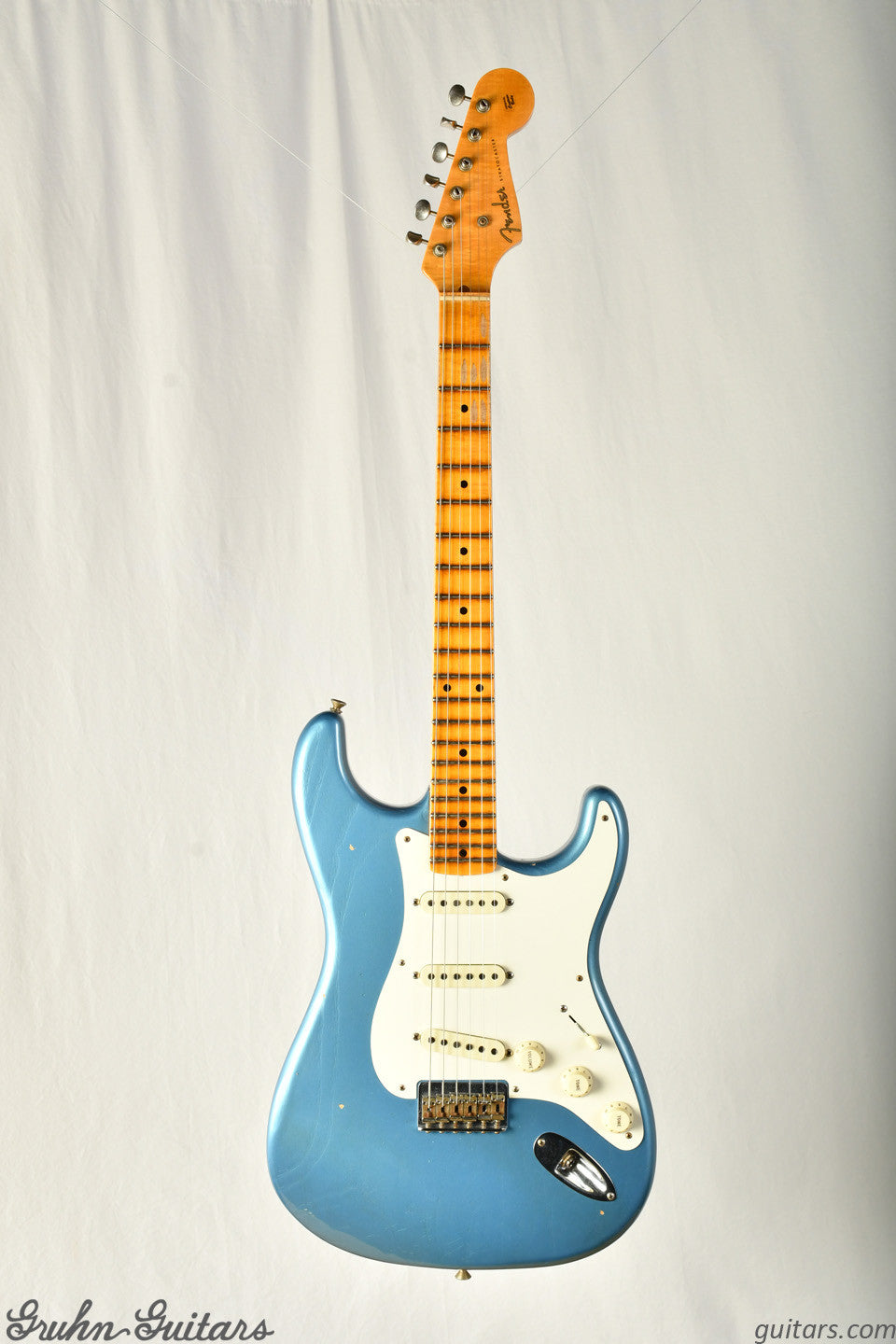 Fender Custom Shop Limited 57 Strart Hardtail Journeyman - Faded Lake Placid Blue 2020 EF10633