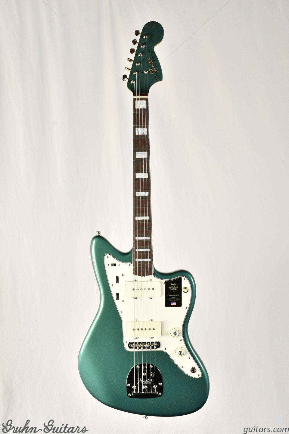 Fender American Vintage II 1966 Jazzmaster Rosewood Fingerboard - Sherwood Green Metallic New EF10696