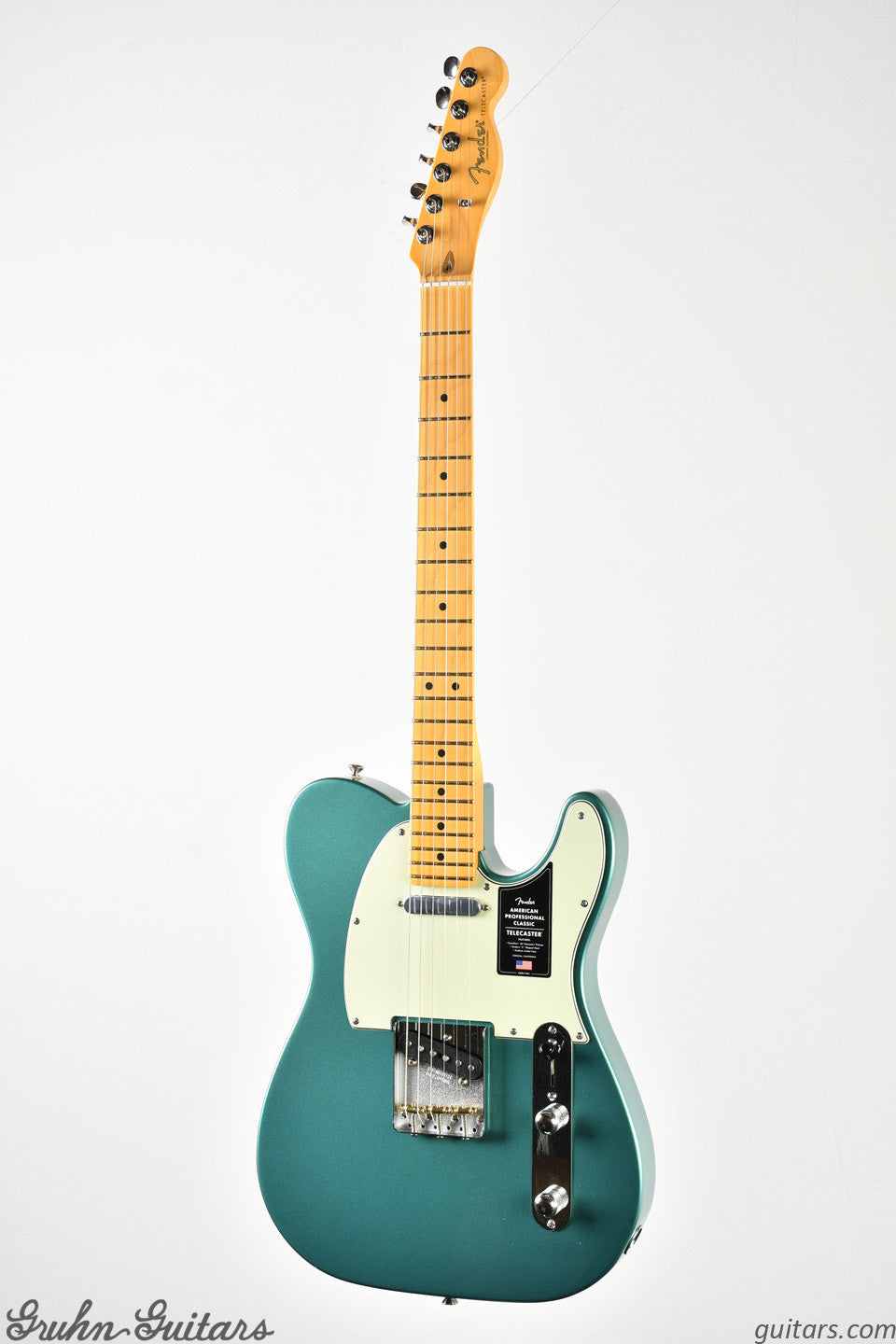 Fender American Professional Classic Telecaster Maple Fingerboard - Faded Sherwood Green Metallic New EF10750