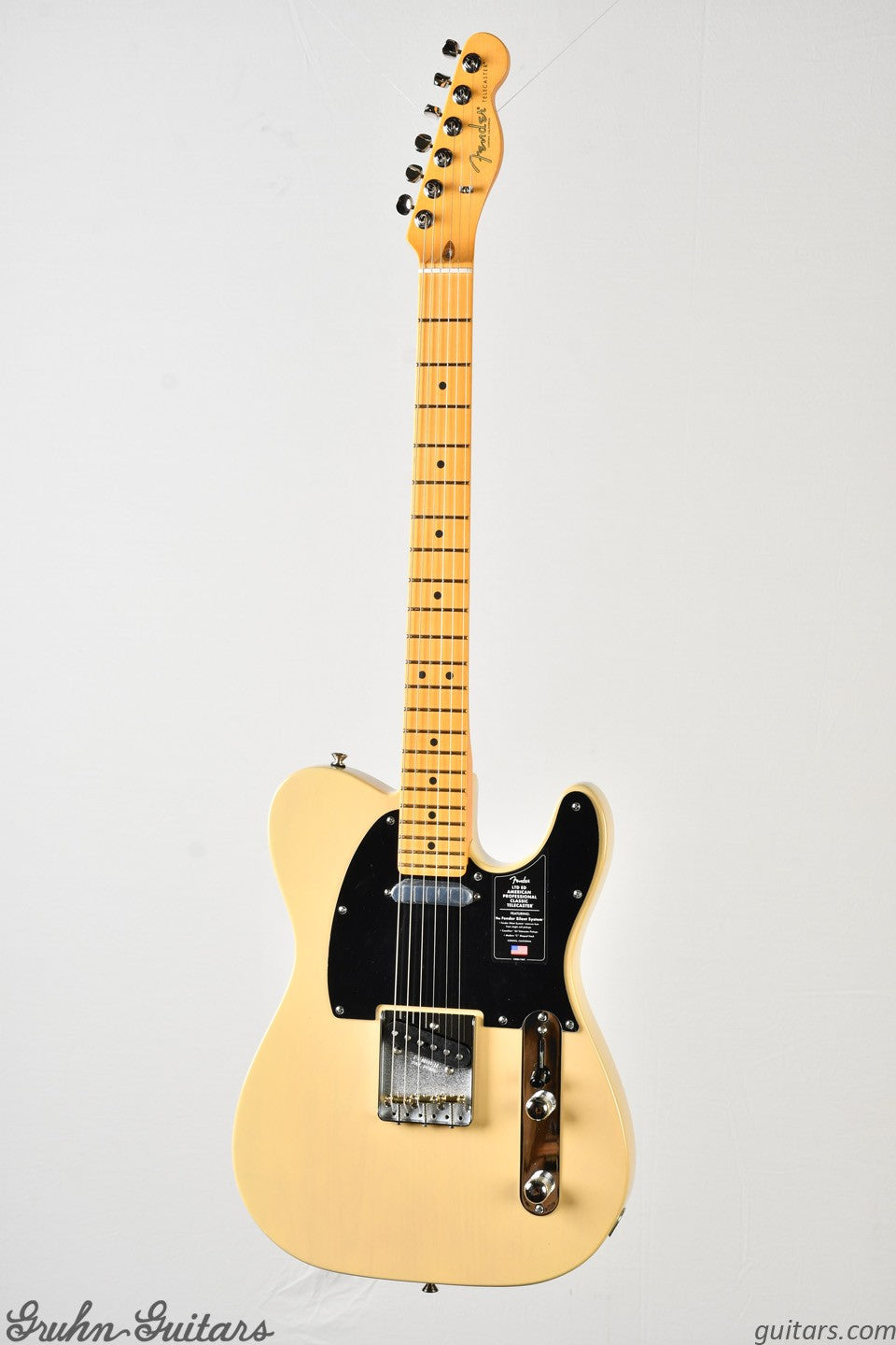 Fender Limited Edition American Professional Classic Telecaster (Silent System) - Vintage Blonde New EF10787