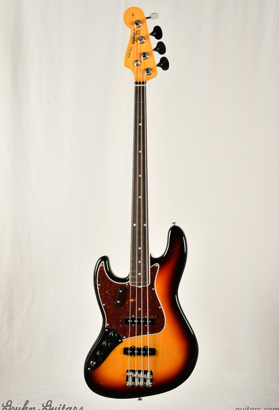 Fender American Vintage II 1966 Jazz Bass (left handed) Rosewood Fingerboard - 3 Color Sunburst New BF3341