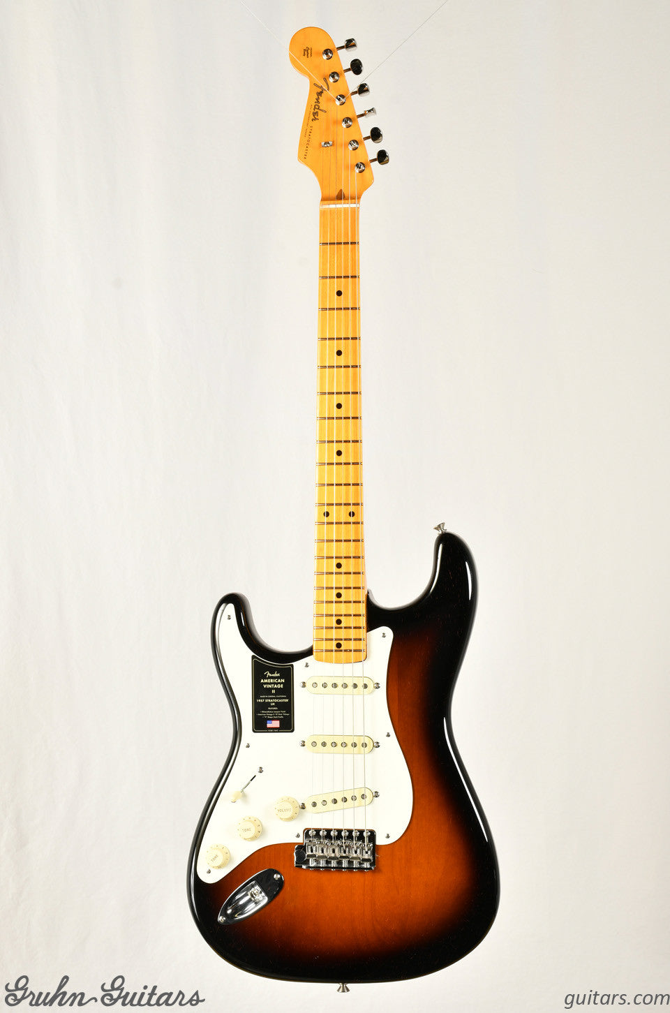 Fender American Vintage II 1957 Stratocaster (left handed) Maple Fingerboard - 2 Color Sunburst New EF10234