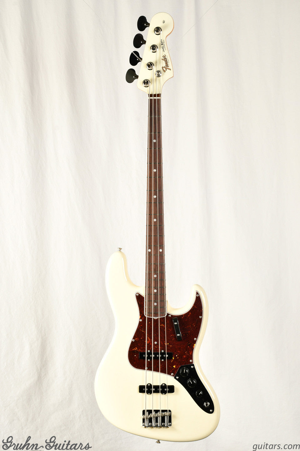 Fender American Vintage II 1966 Jazz Bass Rosewood Fingerboard - Olympic White New BF3349